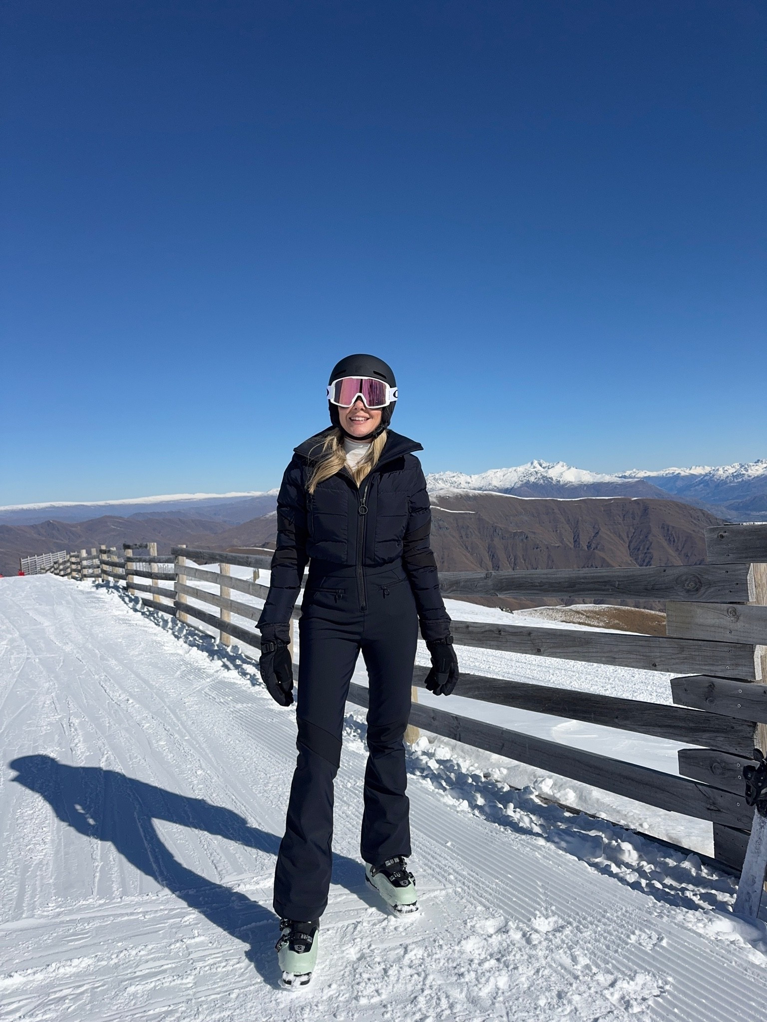 On last year’s ski trip, I wore a Fusalp ski suit that I bought about a 2 years ago and will still bring them with me again this week. Helmet and goggles are both Oakley. The brown set is what I have ordered to arrive this week. 

I wear size 38 in the suit.

#LTKSeasonal #LTKOver40 #LTKTravel