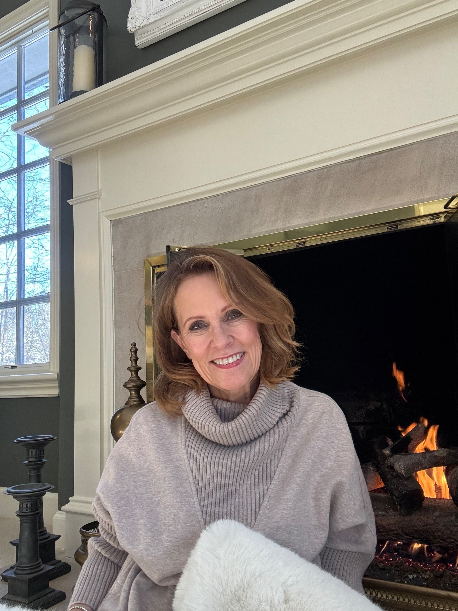 It is freezing in Michigan… single digit kind of freezing.. with lots of snow and ice. 
Keeping warm is the objective here.. showcasing a faux fur throw from Pottery Barn. It comes in many colors and is super warm.. throw it over the couch and your family will thank you!❤️

#LTKHome #LTKSeasonal #LTKOver40