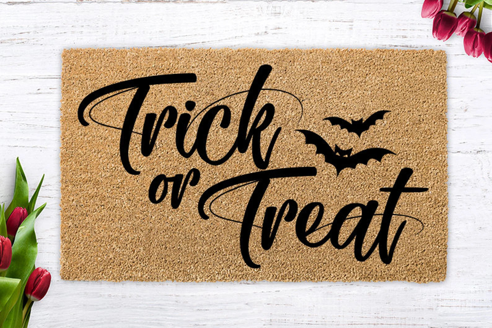 Trick or Treat doormat Trick or Treat door mat Trick or | Etsy | Etsy (CAD)