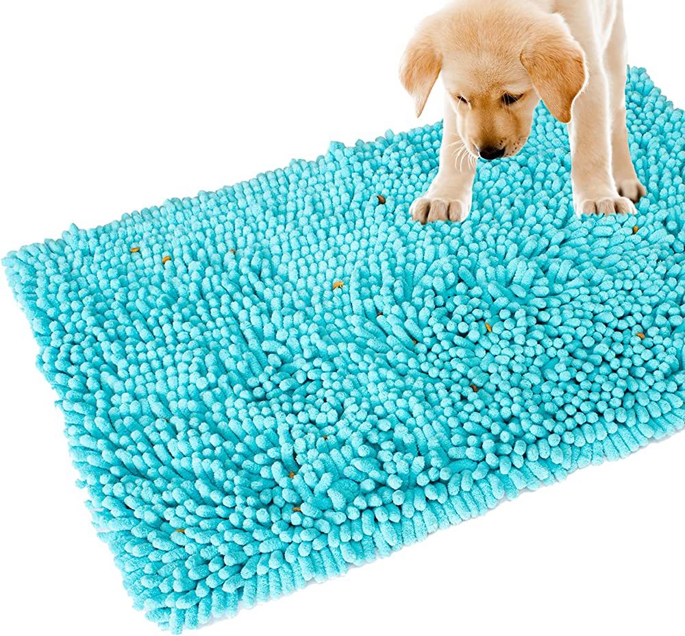 Downtown Pet Supply - Snuffle Mat for Dogs - Chenille Microfiber Mat - Interactive Dog Toy and Sl... | Amazon (US)