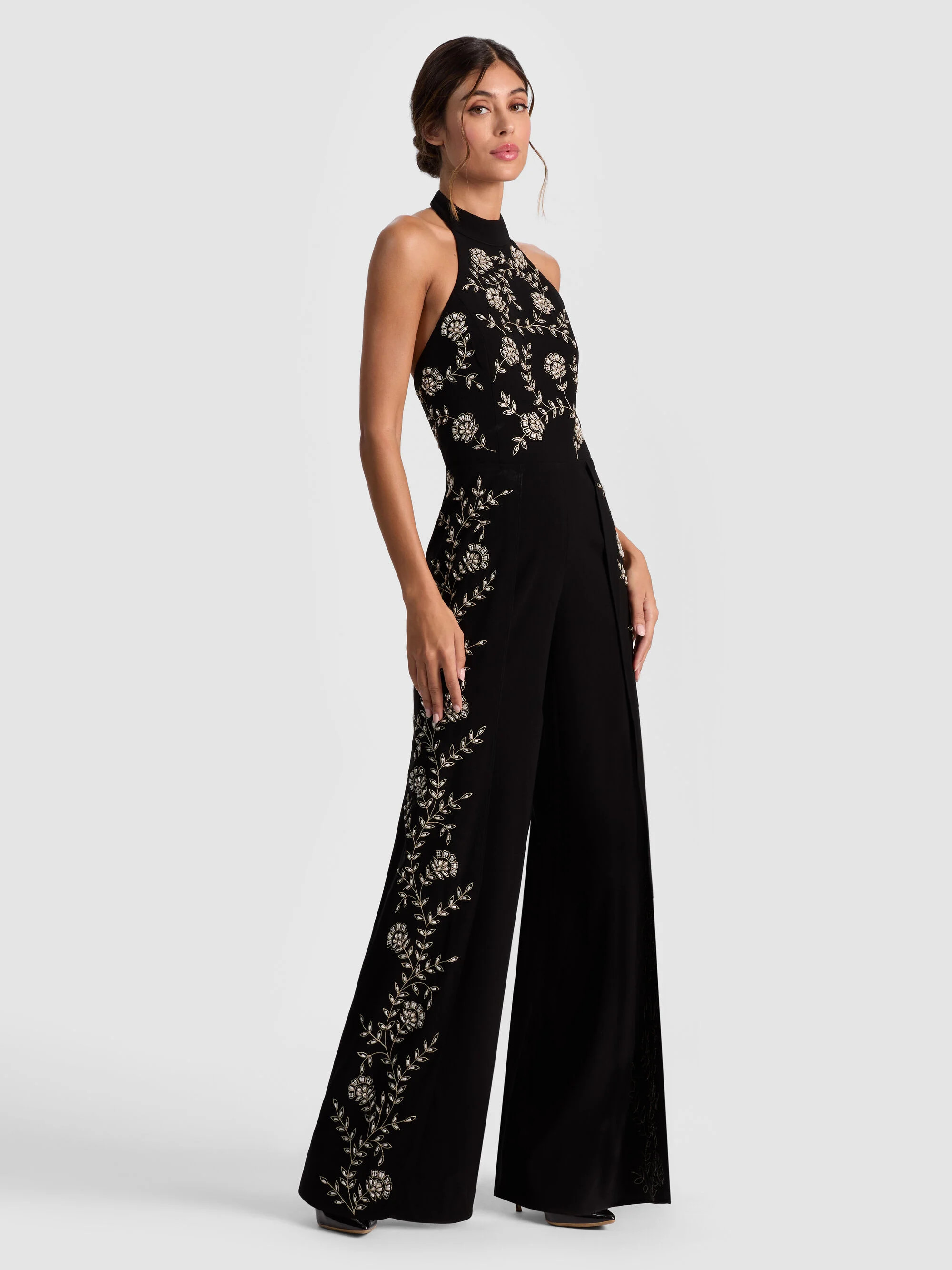 GATZ EMBELLISHED JUMPSUIT | Alice + Olivia