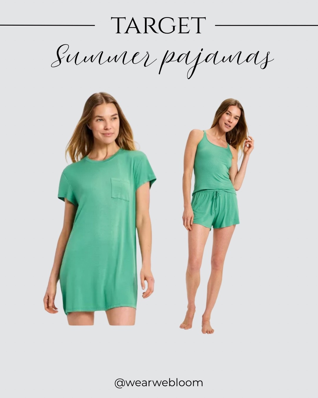 Target Sumner pajamas 
Jade 
Summer color palette 

#LTKselfcare #LTKmorningroutine #LTKValentine