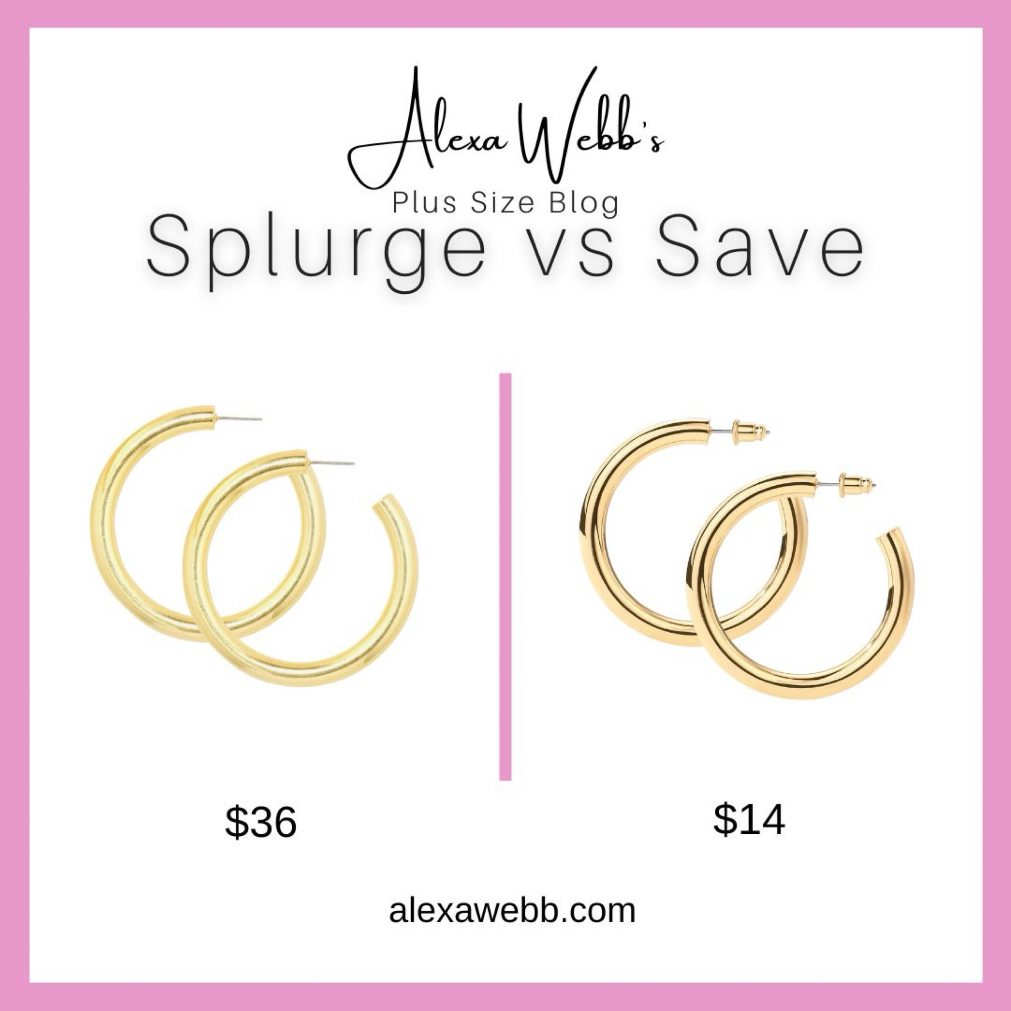 Splurge Vs Save by Alexa Webb #plussize

#LTKplussize #LTKstyletip #LTKover40