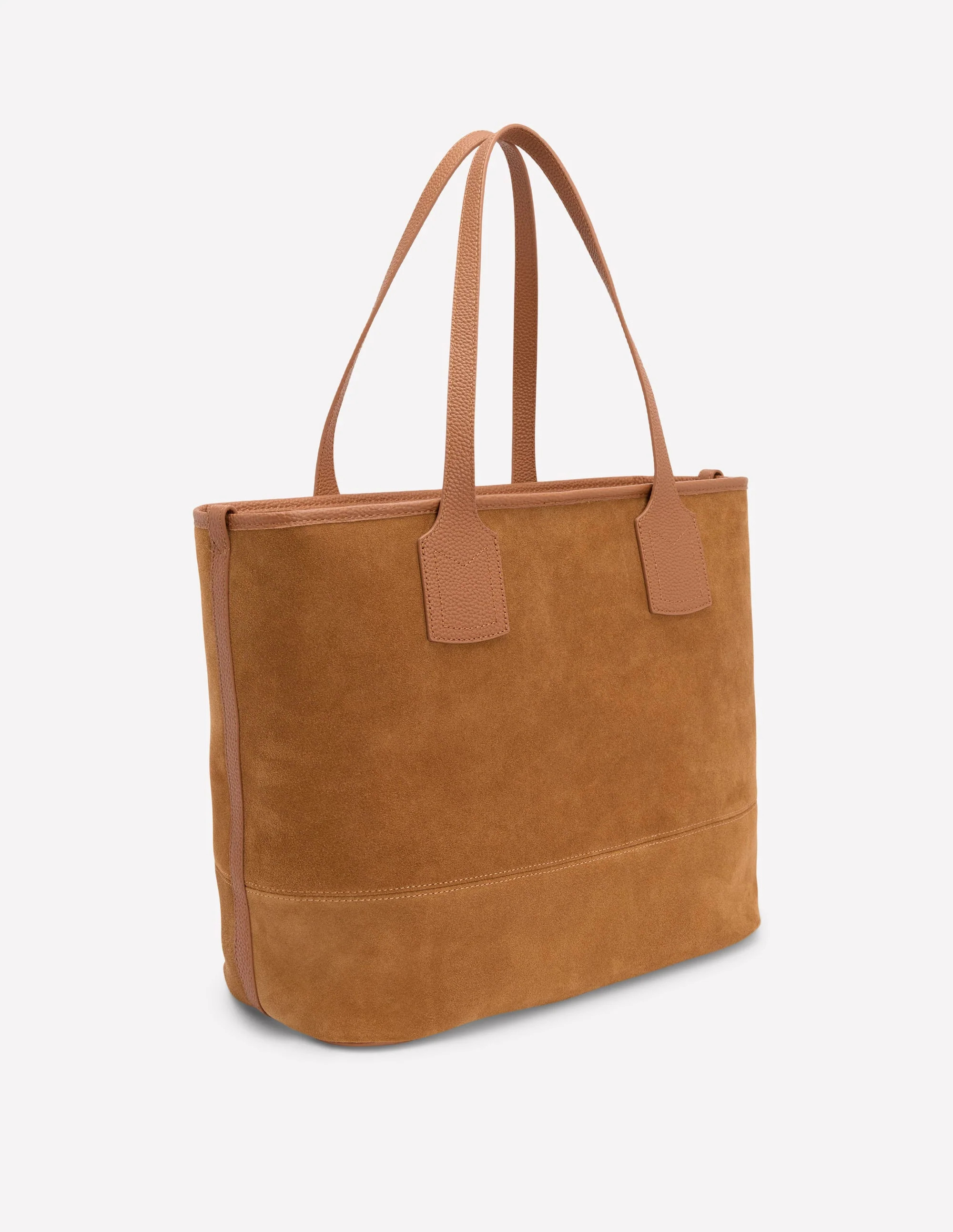 Suede Tote Bag-Tan | Boden (US)