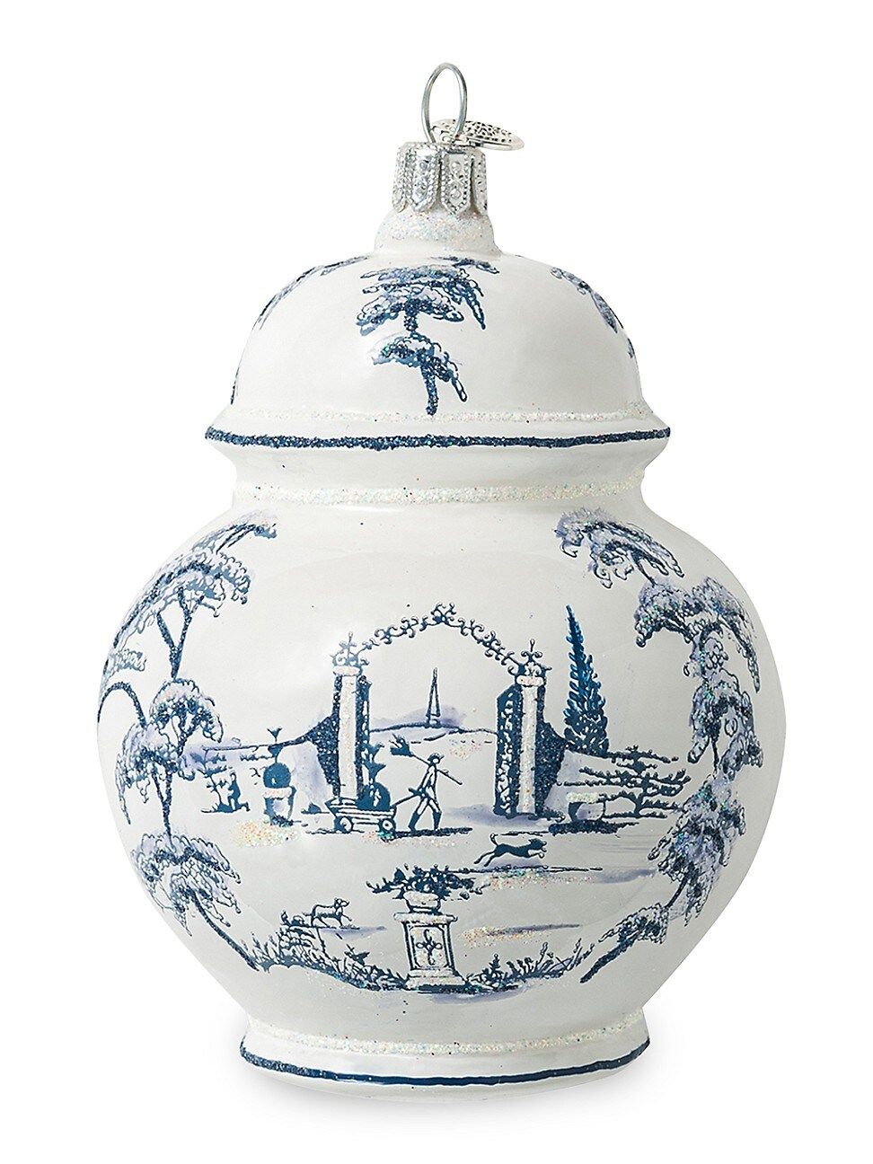 Country Estate Delft Ginger Jar Ornament - Blue | Saks Fifth Avenue
