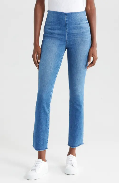 Frank & Eileen Derry Illusion Pull-On Pants in Medium Wash at Nordstrom, Size 26 | Nordstrom