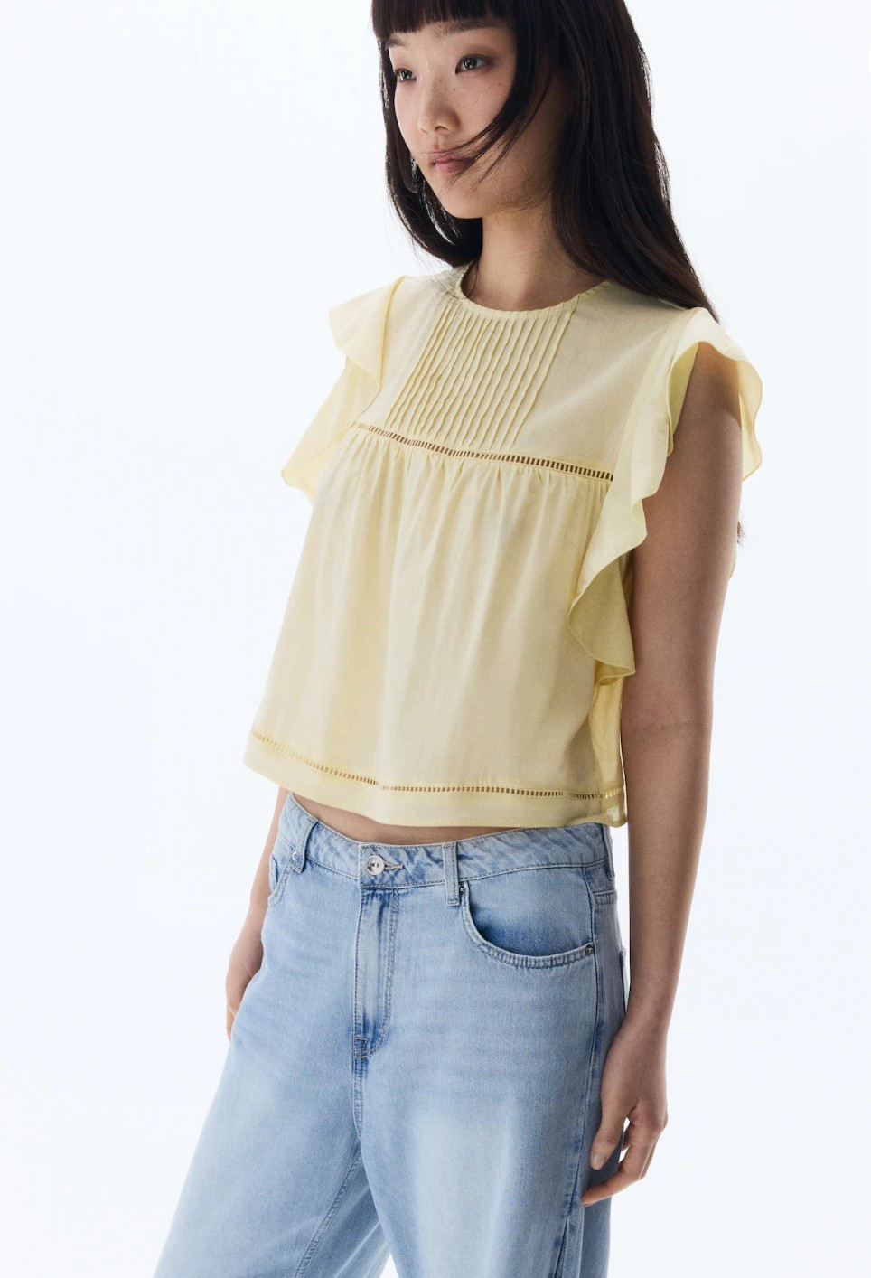 Flutter Sleeve Blouse 