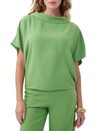 Click for more info about Honeysuckle Rolled Boatneck Top