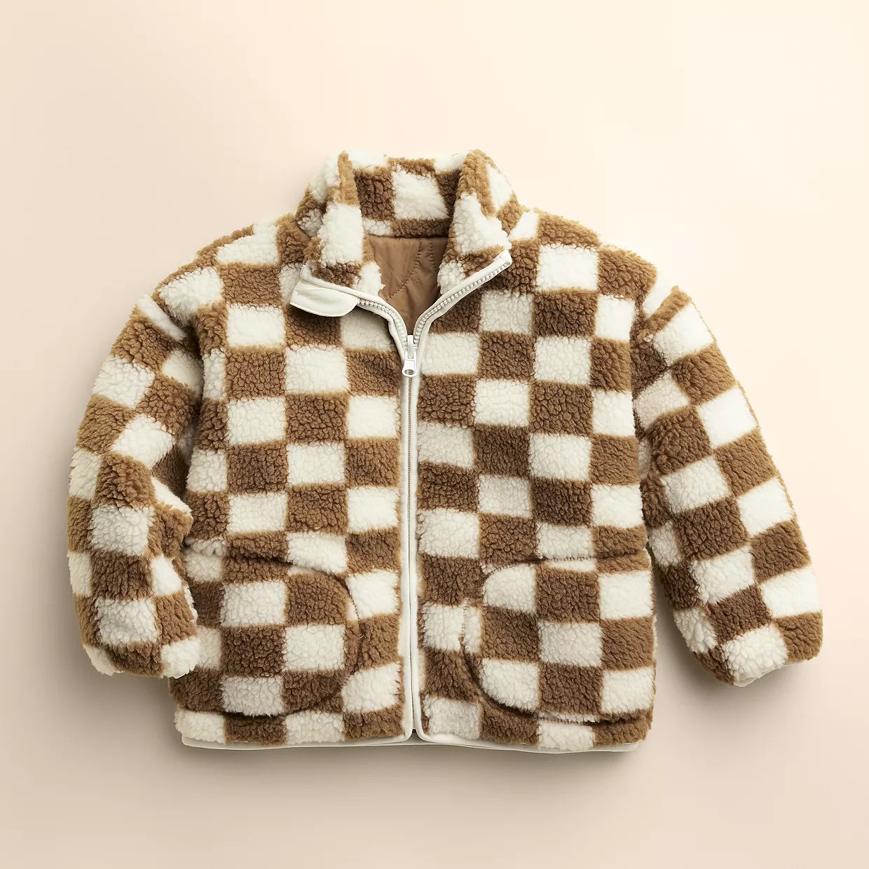 Kids 4-12 Little Co. by Lauren Conrad Reversible High Pile Sherpa Jacket | Kohl's