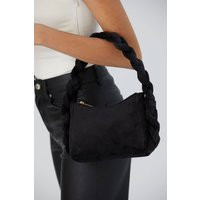 Belissh Women's Braided Handle Shoulder Bag in Black | Debenhams UK