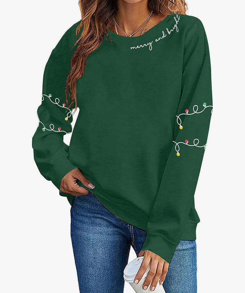 $27, ON SALE - get one now for next year, this is so cute and comes in other colors.  


#LTKU #LTKOver40 #christmassweatshirt #salefinds #amazon #budgetfriendly #holidaysweatshirt #merryandbright

#LTKHoliday #LTKFindsUnder50 #LTKSaleAlert