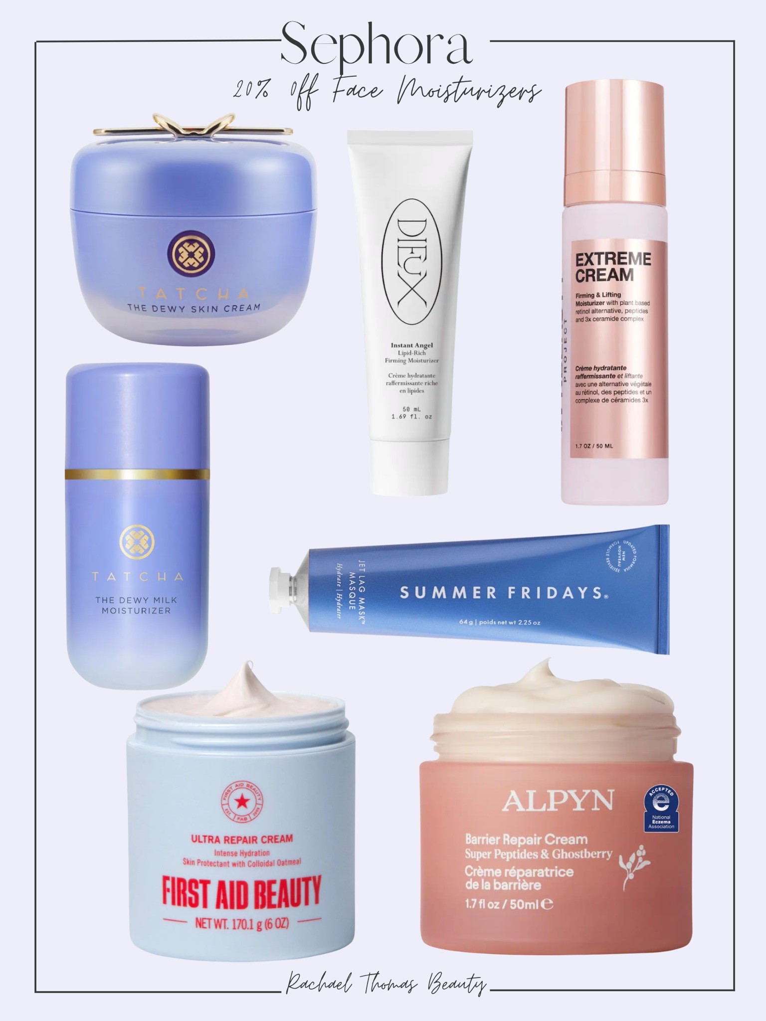 Sephora Face Moisturizer Sale! Take 20% off select moisturizers (which in include my favs) now through 6/16z.

#LTKselfcare #LTKOver40 #LTKBeauty