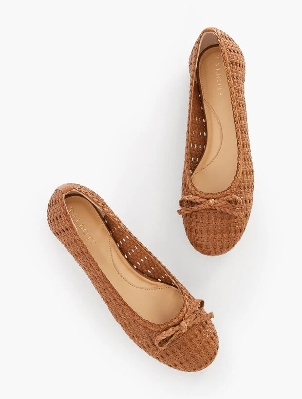Blair Woven Ballet Flats | Talbots