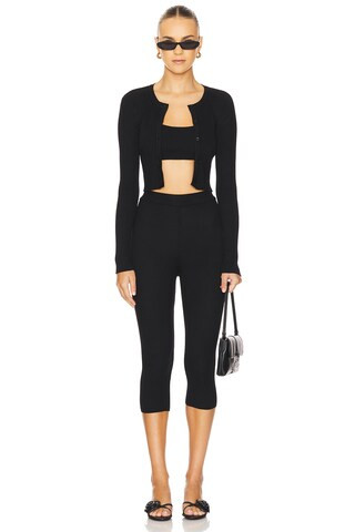 ALL THE WAYS Jude Knit Set in Black from Revolve.com | Revolve Clothing (Global)