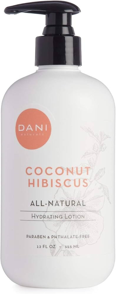 DANI Naturals Hand & Body Lotion- Coconut Hibiscus Scent, Moisturizing, Soothing & Nourishing Lot... | Amazon (US)