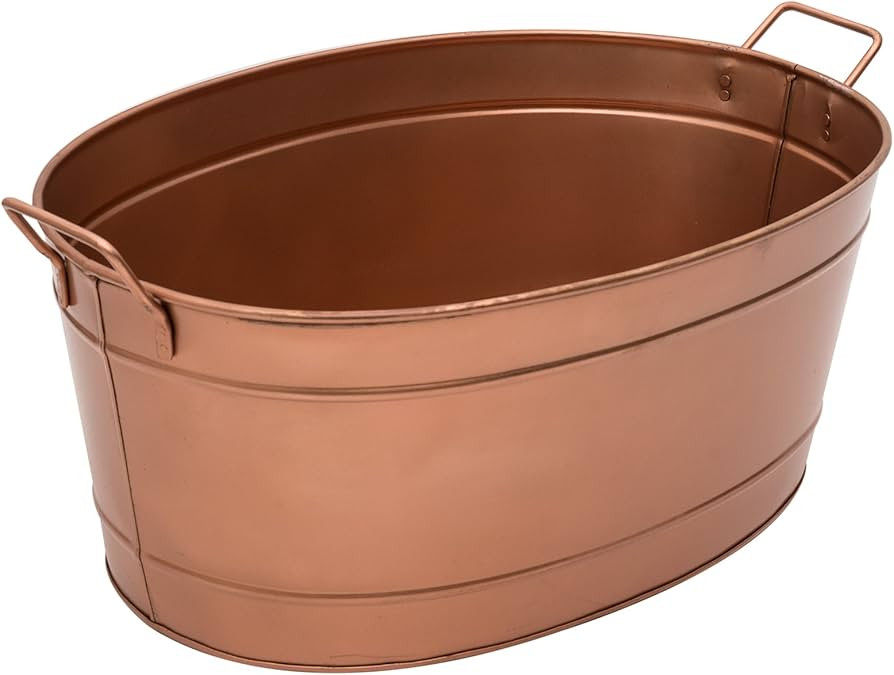 Achla Designs C-81C Copper Plated Oval tub | Amazon (US)
