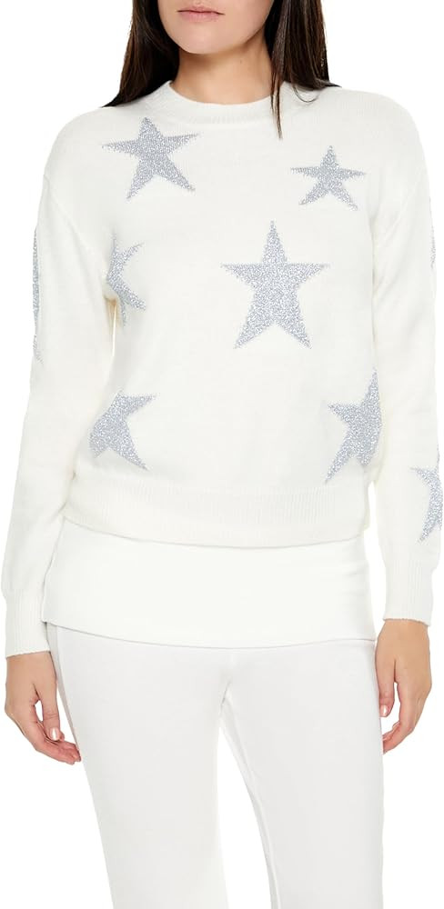 Forever 21 Womens Star Print Sweater | Amazon (US)