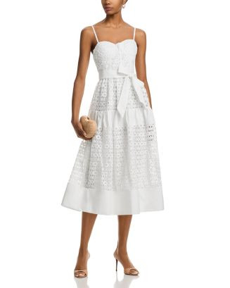 Eyelet Midi Dress - Exclusive | Bloomingdale's (US)