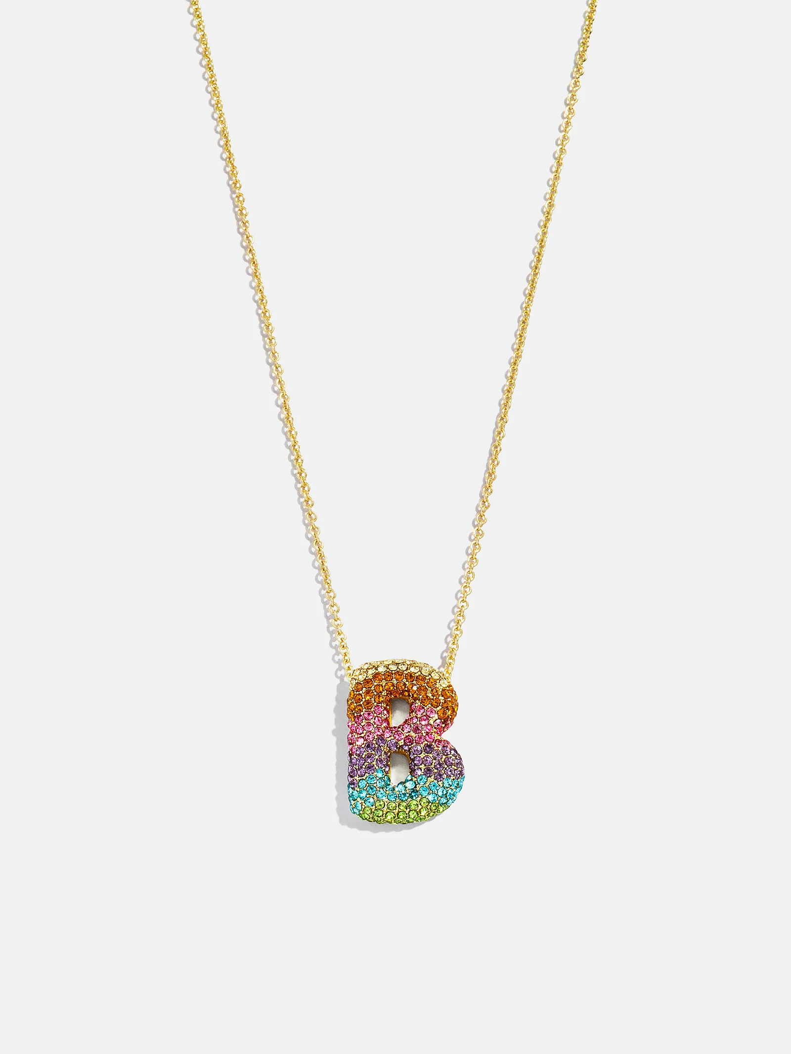 Kids' Bubble Initial Necklace - Multi | BaubleBar