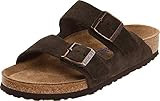 Birkenstock Arizona - Suede (Unisex) Mocha Suede EU 44 (US Men's 11-11.5) Regular | Amazon (US)