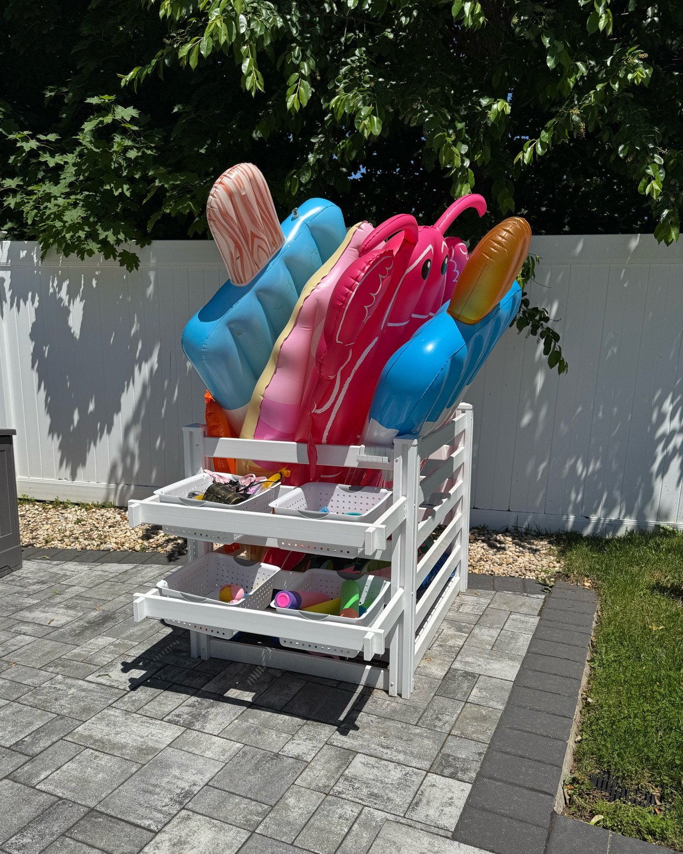 This is our 4th year and it truly is the best organizer! Freestanding Zippity Pool Float Storage Organizer, Vinyl Equipment Enclosure for Outdoor Toy Storage, Deck Storage Box & Poolside Caddy w/ Dividers, ZP19061


Summer. Amazon finds.

#LTKSaleAlert #LTKSeasonal #LTKHome