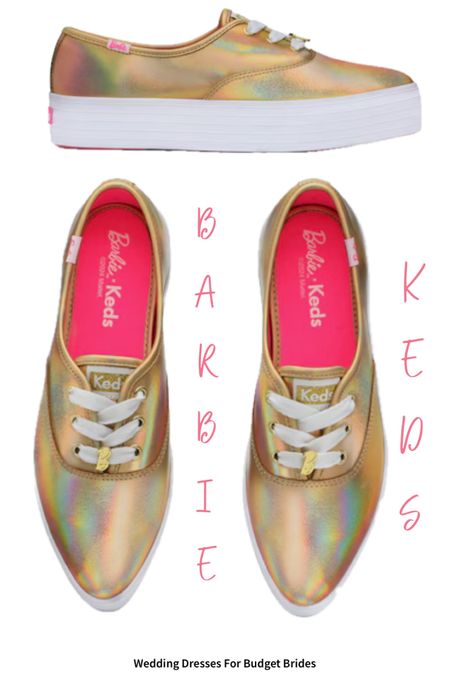 Barbie and Keds have teamed up and I love these sneakers as an option for brides!

#weddingshoes #weddingflats #bridalshoes #brideflats #weddingsneakers

#LTKFindsUnder100 #LTKWedding #LTKShoeCrush