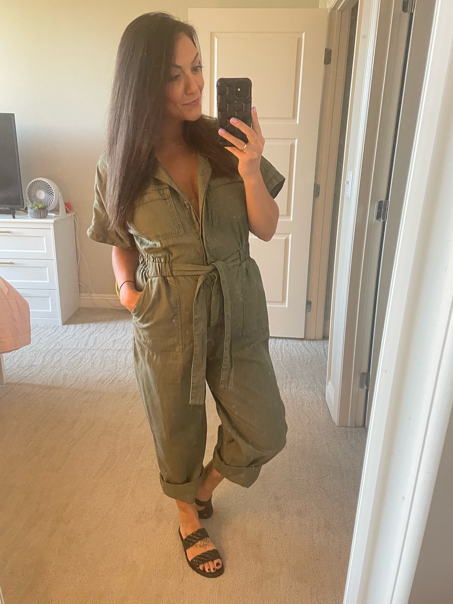 This Target denim jumpsuit comes in five colors & is $40 (I’m in size 8!) Also have the sandals in white & they’re on clearance now. 

#LTKsalealert #LTKstyletip