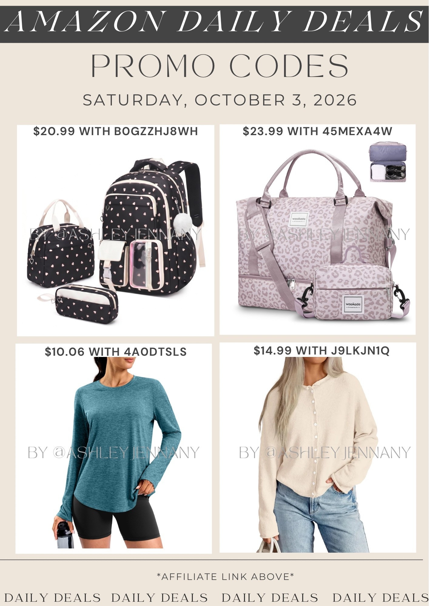 Amazon deals

#LTKSaleAlert #LTKTravel #LTKMidsize