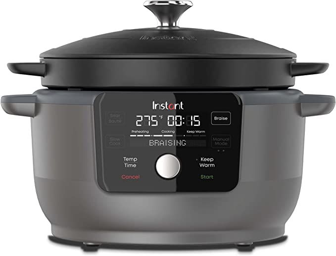 Instant Electric Round Dutch Oven, 6-Quart 1500W, From the Makers of Instant Pot, 5-in-1: Braise,... | Amazon (US)