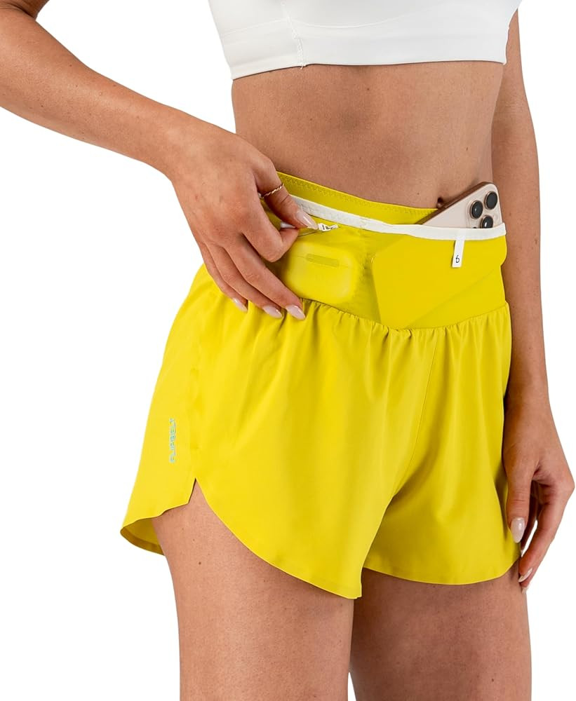 FlipBelt High Waisted Quick-Dry Air Running Shorts Workout Sport Layer Active Shorts with Pockets... | Amazon (US)