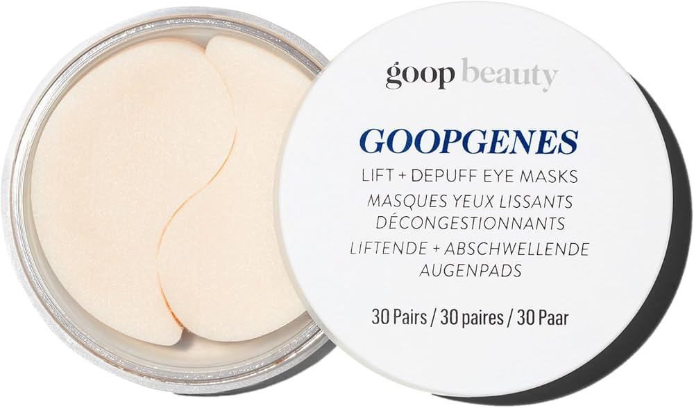 goop Beauty Eye Masks for Puffy Eyes | Under Eye Patches for Dark Circles | VEOCEL Lyocell Masks ... | Amazon (US)
