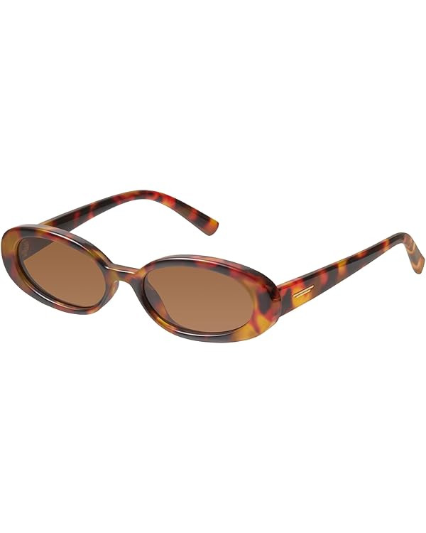 mosanana Retro Tiny Oval Sunglasses for Women with Small Face Narrow Style MS52360 | Amazon (US)
