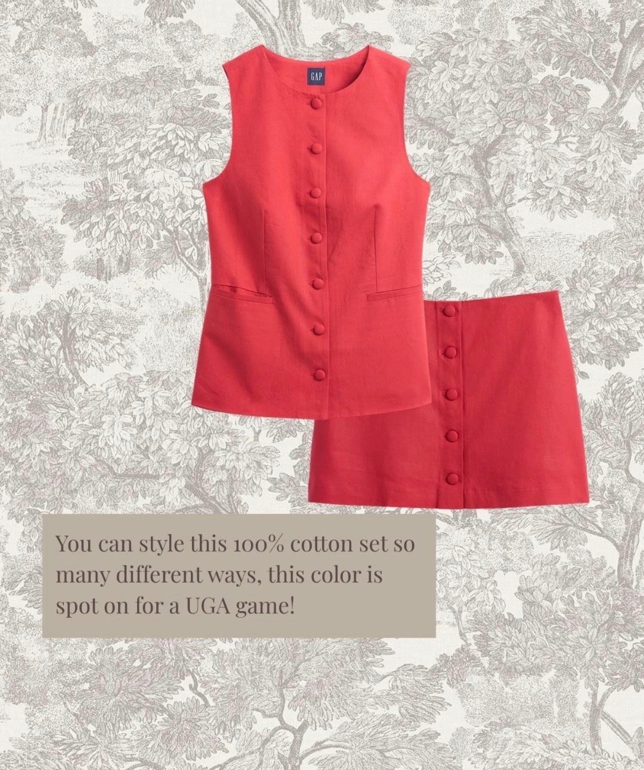 Love how you could wear either of these pieces separate too! This top would be so cute with jeans!

#LTKSeasonal #LTKootd