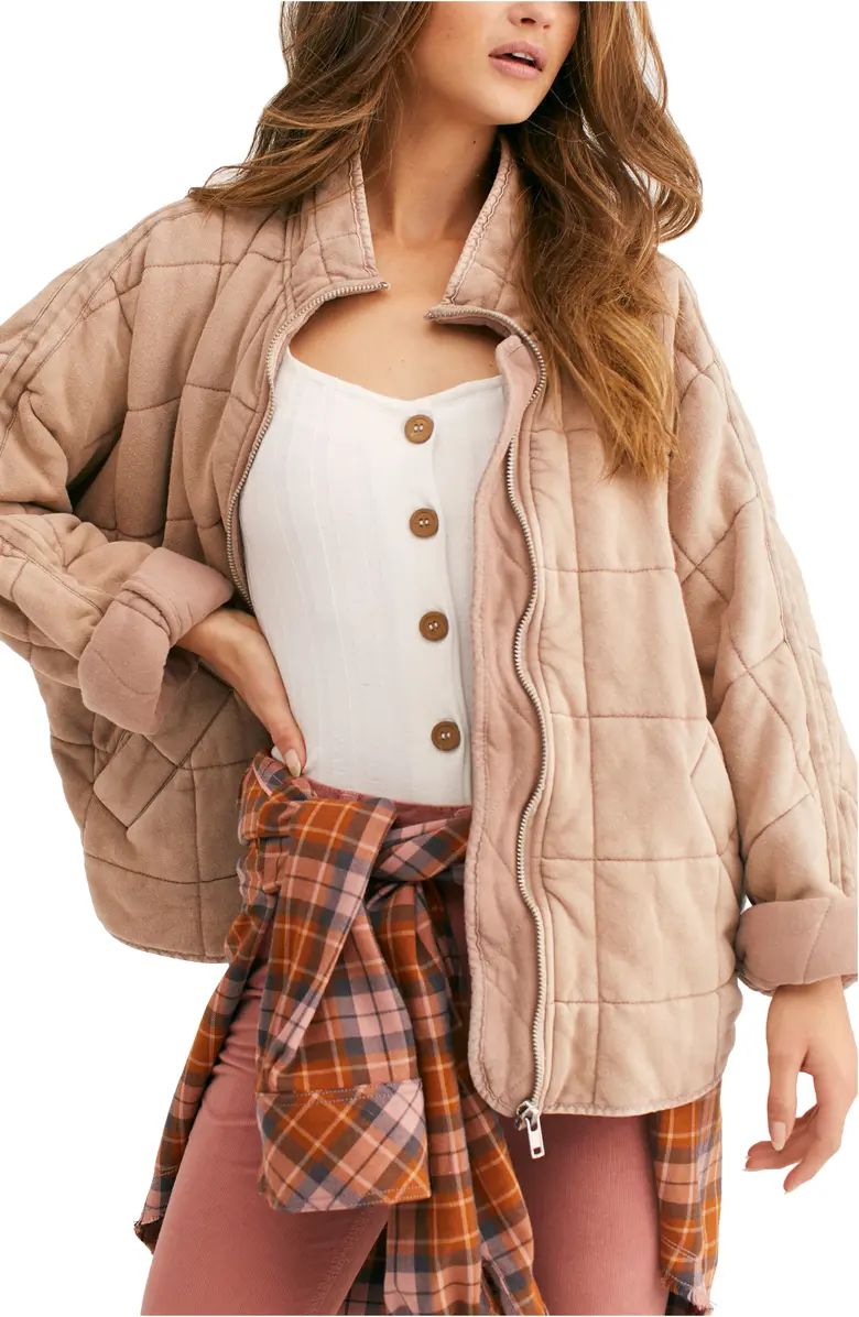 We the Free Dolman Sleeve Quilted Jacket | Nordstrom