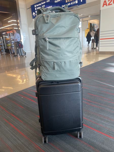 This new travel backpack is perfect for work travel! It has a separate laptop sleeve so you don’t have to pull out your whole bag trying to get your laptop out. 

#LTKfindsunder50 #LTKworkwear #LTKtravel