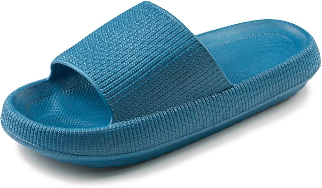 Pillow Slides Slippers Women Men Bath Shower Shoes Soft Quick Drying Non-Slip | Amazon (US)