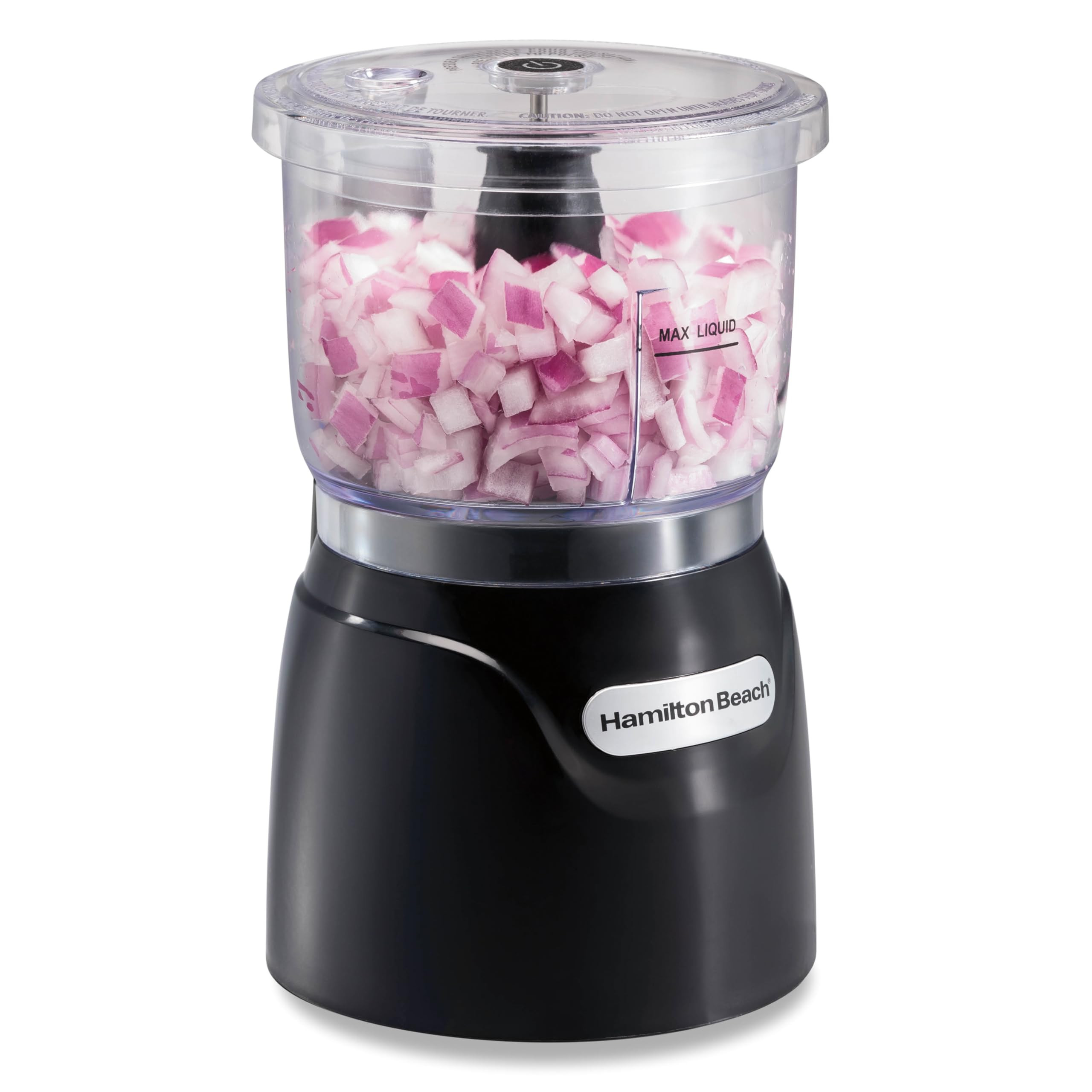 Hamilton Beach Electric Vegetable Chopper & Mini Food Processor, 3-Cup, 350 Watts, for Dicing, Mi... | Amazon (US)