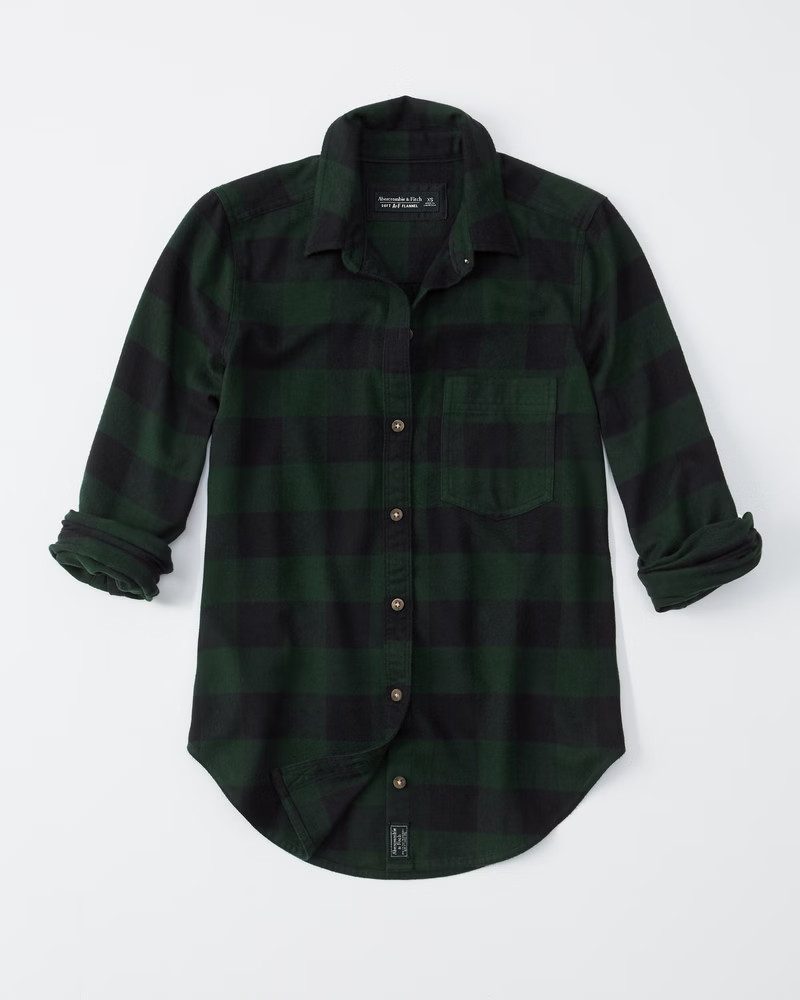 Plaid Flannel Shirt | Abercrombie & Fitch (US)