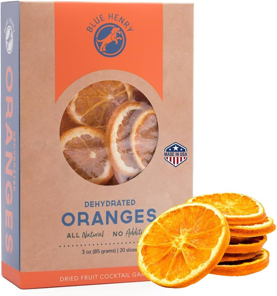 BlueHenry Dehydrated Orange Wheels - 3 oz - 20 slices - Natural Fruit | Amazon (US)