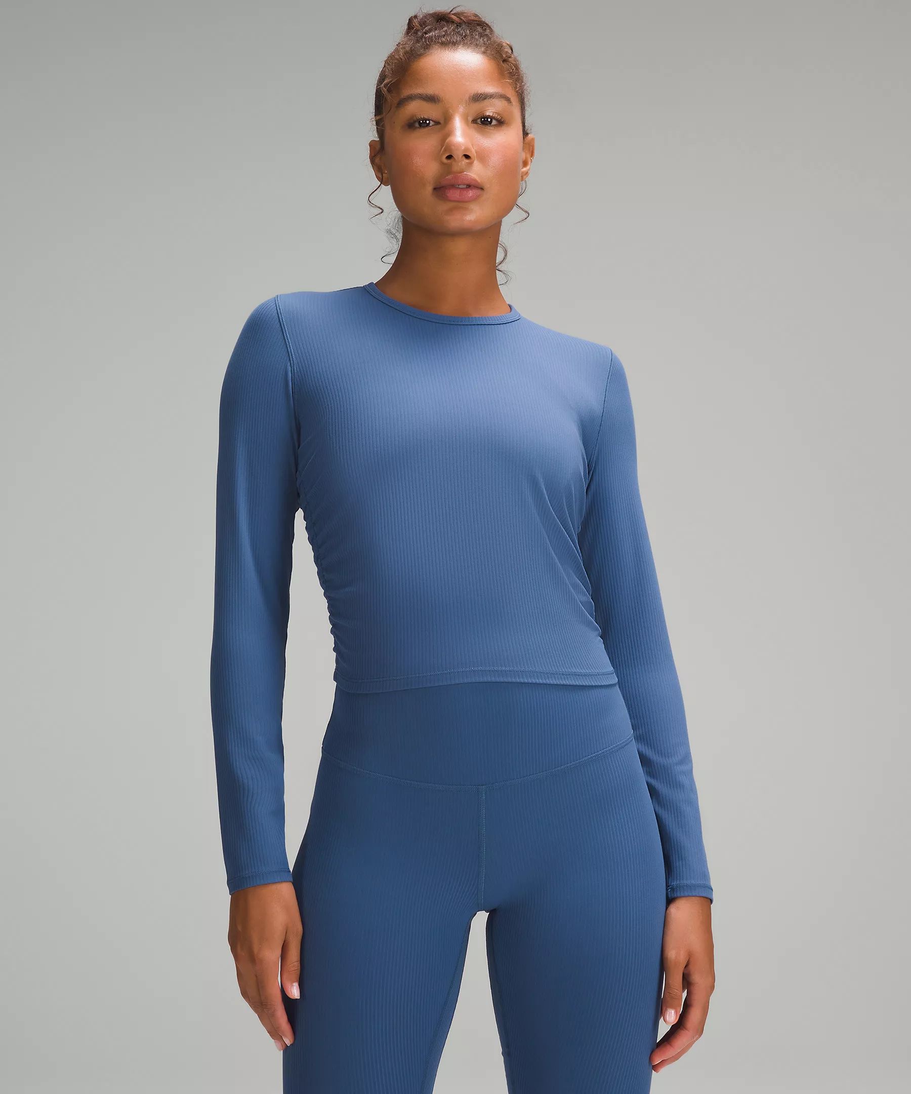 All It Takes Ribbed Nulu Long-Sleeve Shirt | Women's Long Sleeve Shirts | lululemon | Lululemon (US)