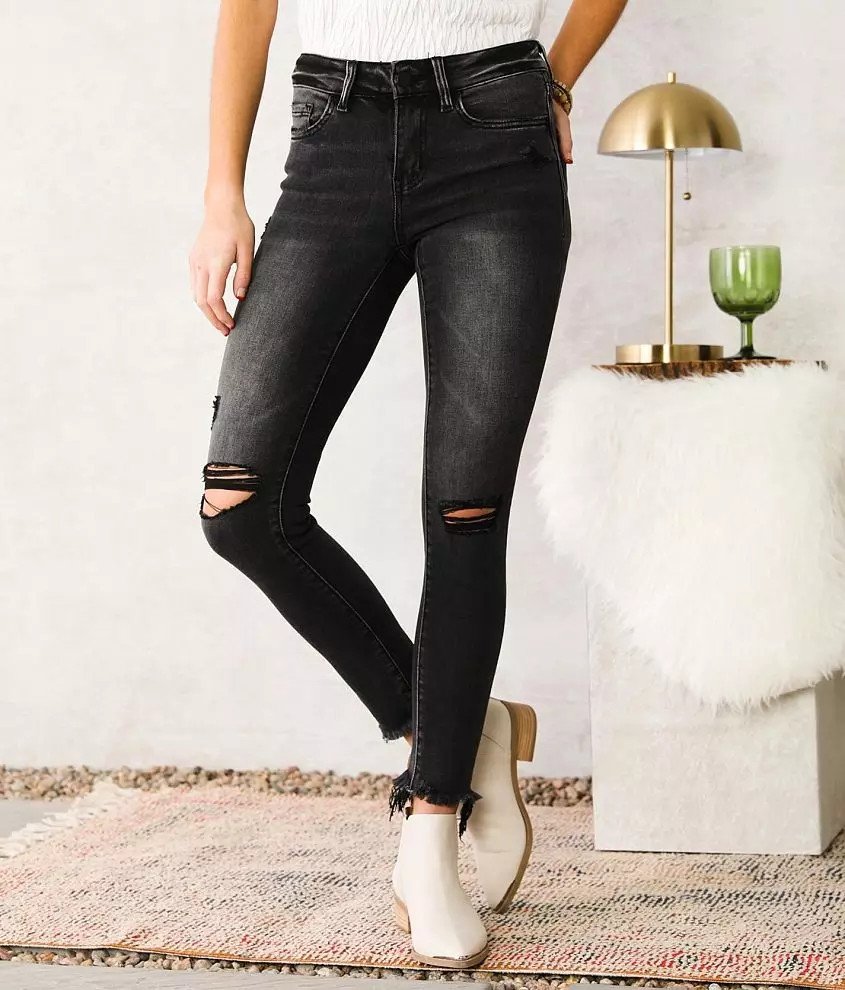 Mid-Rise Ankle Skinny Stretch Jean | Buckle