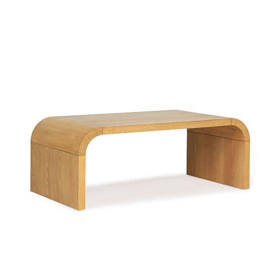 Whitney 48"" Rectangle Coffee Table, Natural Oak | West Elm (US)