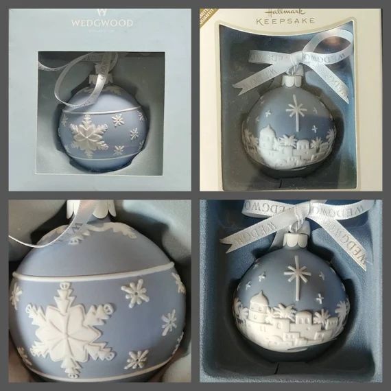 Vintage Wedgwood Keepsake Christmas Ornaments Snowflake | Etsy | Etsy (US)