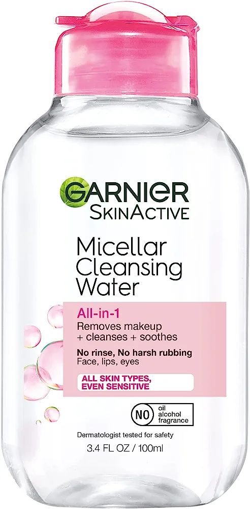 Garnier Micellar Cleansing Water, All-in-1 Makeup Remover and Facial Cleanser, For All Skin Types... | Amazon (US)