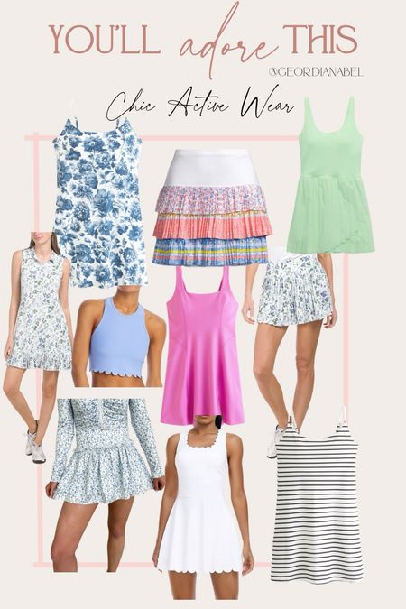 Chic and girly activewear from some of my favorite retailers! Tennis skirt, workout dress, travel looks! 
Abercrombie, flourish in frills, aerie, amazon, Marshall's, Bloomingdale's! 

#LTKfitness #LTKfindsunder50 #LTKfindsunder100