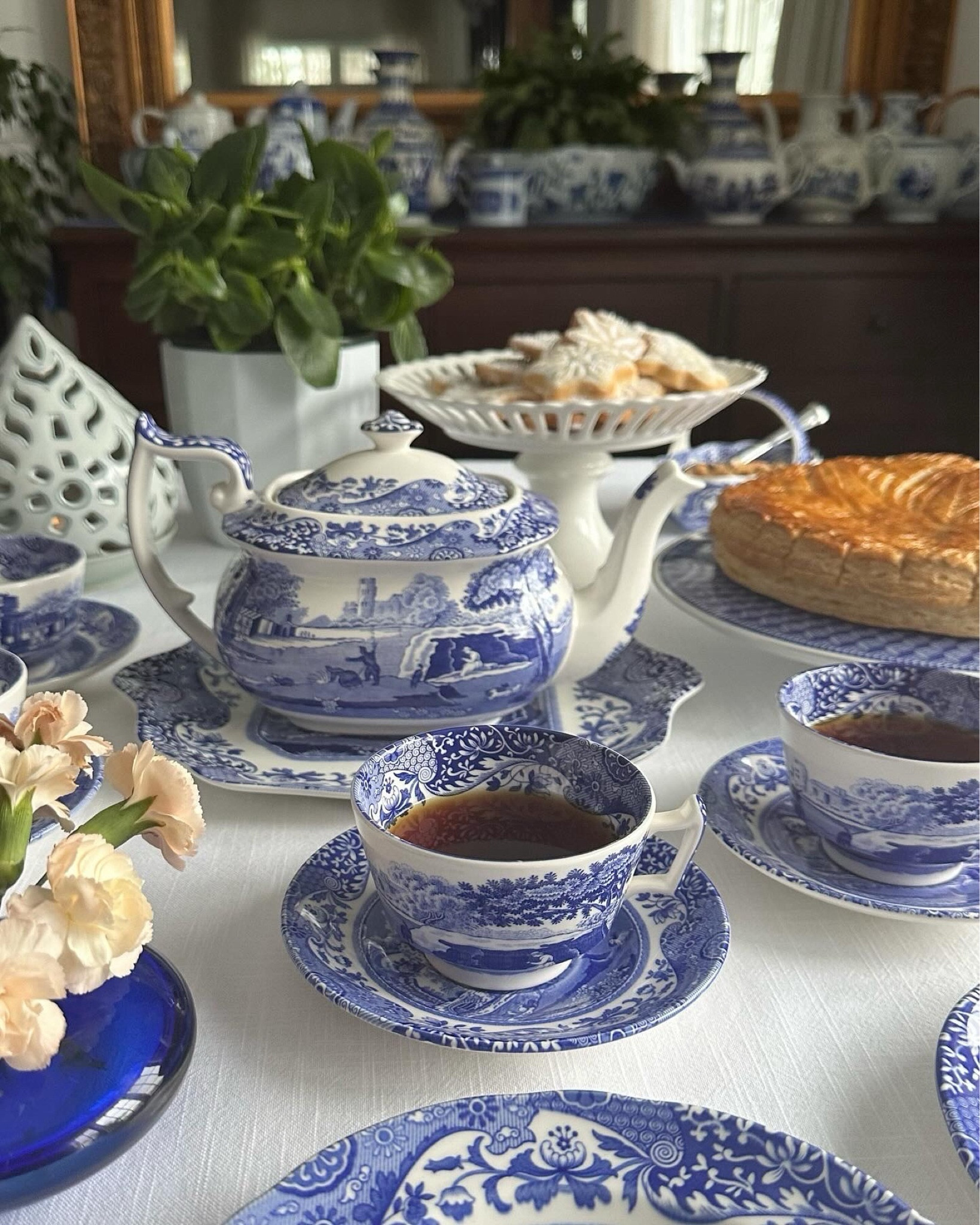 Tea Time with Spode Blue Italian 

#LTKhome #LTKfamily #LTKsalealert