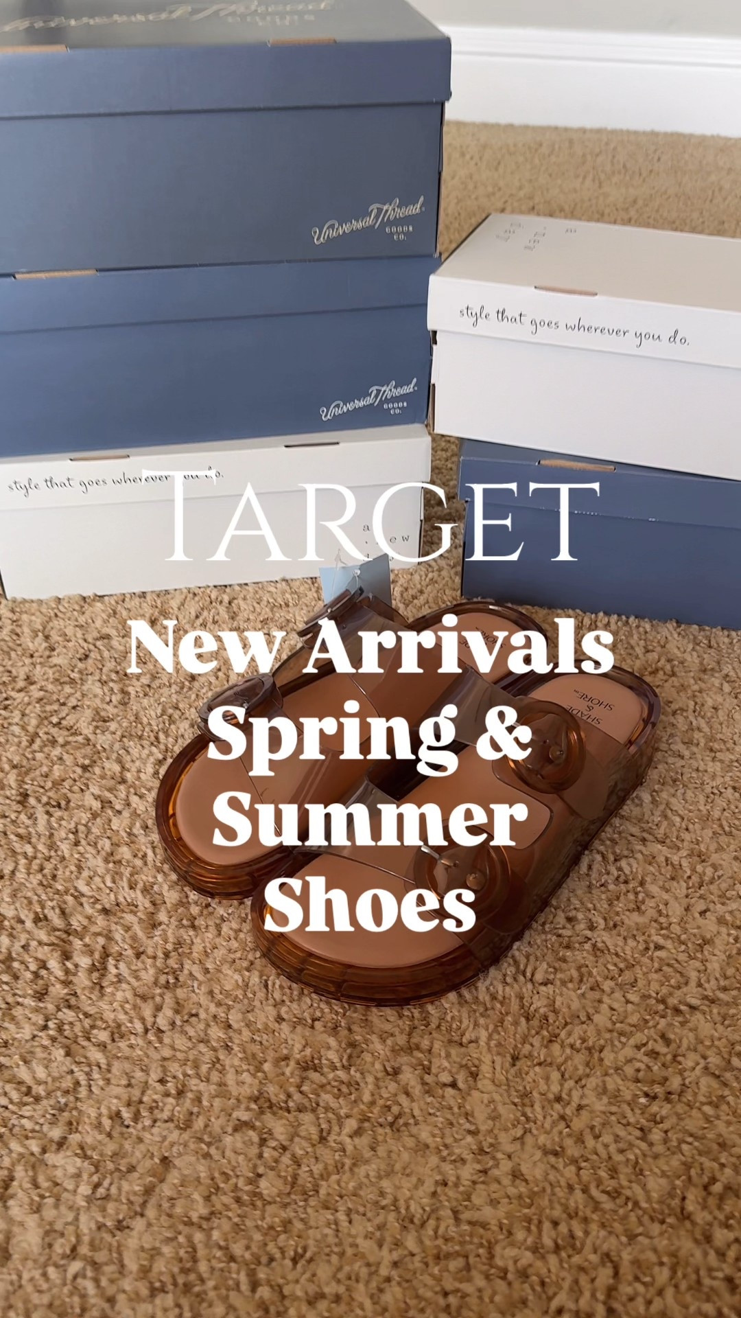 Target Spring & summer shoes! 
These are so cute and the quality is amazing on all if these! 
I typically wear a 7 or 7.5 and here is what I got in these…
Jelly slides 7
Raffia Mary Jane’s 7
Sneakers 7
Thong slides 6 1/2
Woven mules 7
Woven double strap slides 7

#LTKOver40