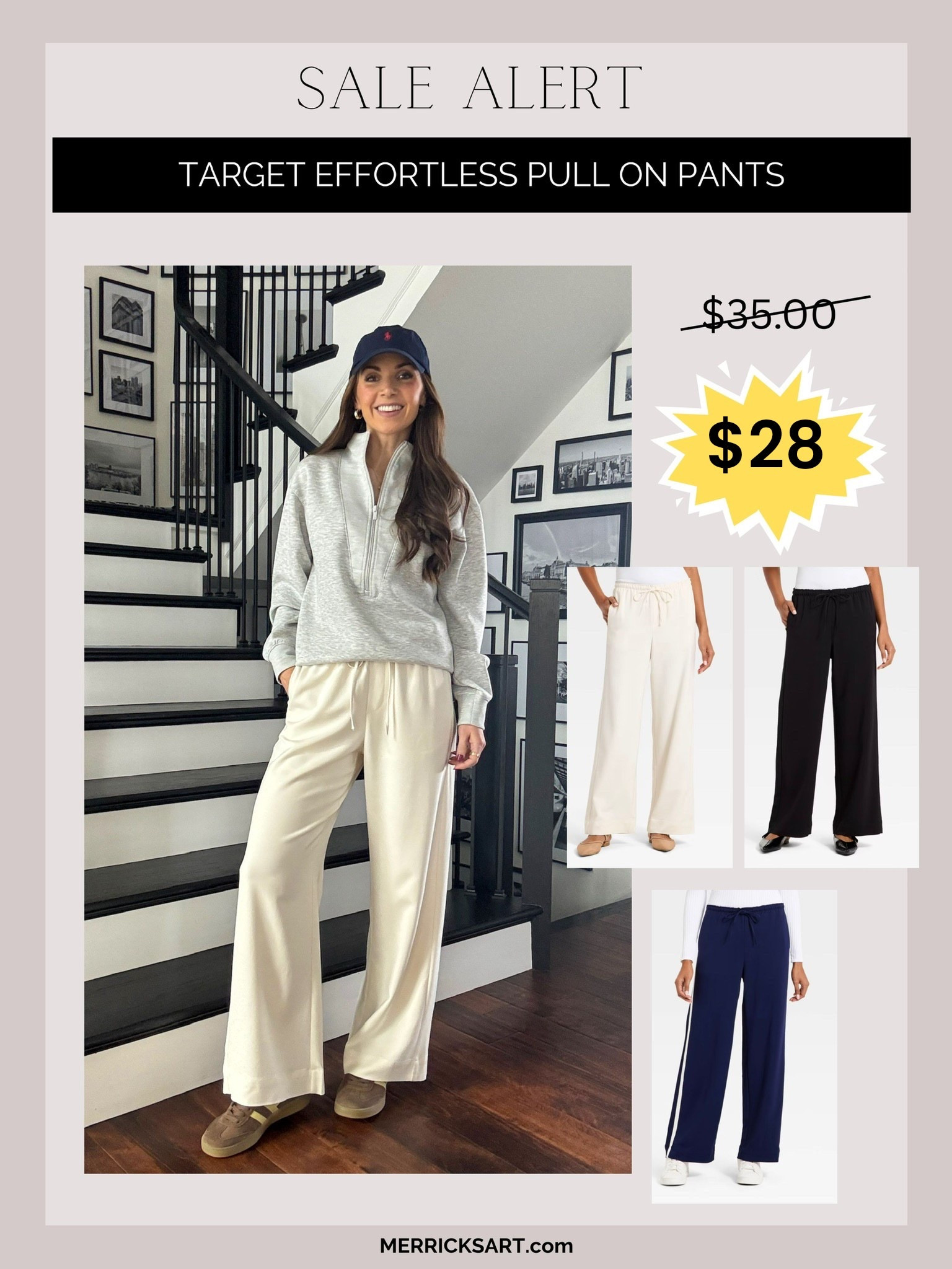@Target pants I have been wearing non stop are on sale this weekend! I am wearing a small! 

#LTKSaleAlert