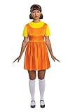 Disguise Squid Game Doll Costume, Official Squid Game Young Hee Doll Adult Costume, Size (12-14) | Amazon (US)