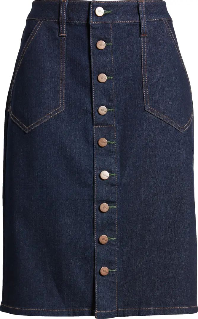 Button Front Denim Skirt | Nordstrom